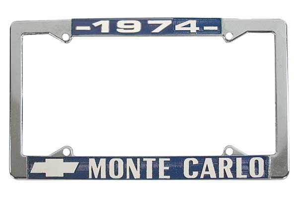 LICENSE PLATE FRAMES 1974 PAIR @ RESTOPARTS.com