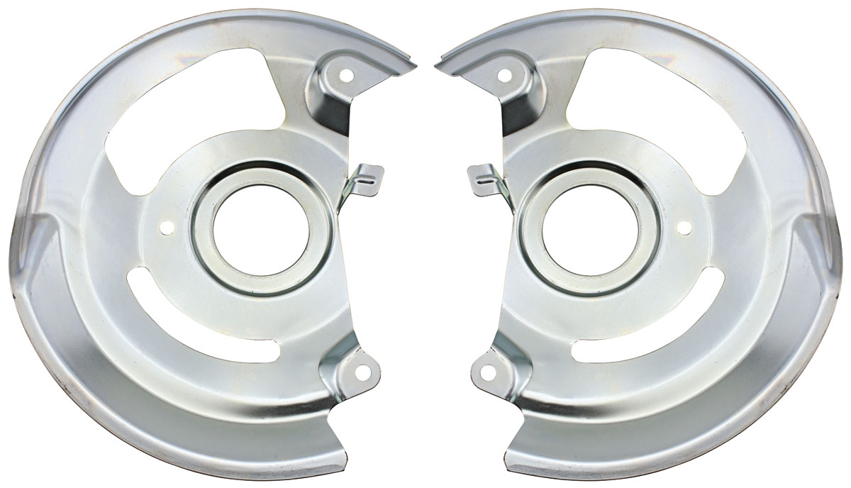 BACKING PLATES, FRONT DISC BRAKE PAIR