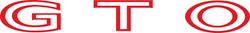 Decal, Trunk Lid, 1970-73 GTO, Red