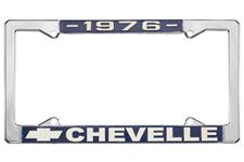 License Plate Frame, 1976 Chevelle