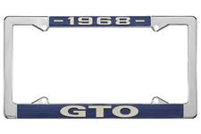 License Plate Frame, 1968 GTO
