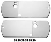 Armrest Plates, 1968 GM A-Body, 15-13/16" w/Ribbed Insert