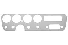 Dash Backing Plate, Aluminum, 1967 GTO w/o AC, For Wood Veneer