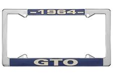License Plate Frame, 1964 GTO