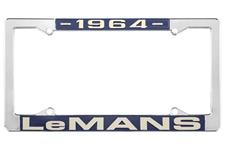 License Plate Frame, 1964 LeMans