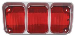 Lens, Tail Lamp, 1972 Cutlass/442, Lower, except Wagon