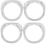 Headlamp Bezels, 1970 Chevelle & El Camino, 4-Piece Set