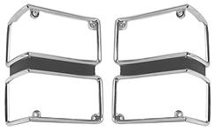 Bezel, Park Light, 1971 Chevelle except Wagon, Pair