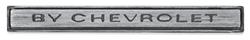 Emblem, Header Panel, 1969 Chevelle, "By Chevrolet" GM Licensed