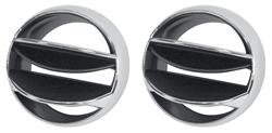 Deflector Ball, Air Outlet, 1966-69 Chevelle & El Camino, 67-72 GM Trucks, Pair