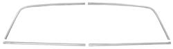 Molding Set, Rear Window Reveal, 1963-65 Riviera, 4 Pieces