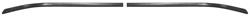 Molding, Lower Rear Window, 1978-87 El Camino, Black, Pair