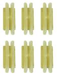 Bow Clip, Headliner, 1967-72, Small, 6pc