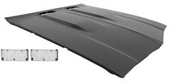 Hood, Steel, 1968-69 Chevelle & El Camino, SS, w/Grilles