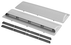 Hood Inserts, 1966 Chevelle & El Camino, SS, w/Housings
