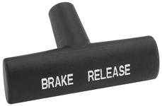 Handle, Park Brake Release, 68-72 A-Body, 69-74 GM Truck/Suburban/Blazer, Black