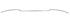 Hood Molding, 1970-72 Chevelle & El Camino/MC, SS/Cowl Induction, Rear Edge