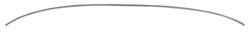 Hood Molding, 1968-69 Chvll/EC All, 1970-72 Mal/EC/MC Non-Cowl, Rr Edge