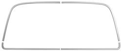 Window Reveal Molding Set, Rear, 1968-72 Chevelle/MC & 1969-70 Grand Prix