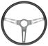 Steering Wheel, 3-Spoke,69-72 CH/EC/MC, 69-70 Buick, 69-72 Truck, Brushed Spokes