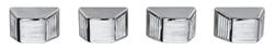 Climate Control Knobs, 1966-74 Chevrolet A-Body, Chrome, 4 Pieces