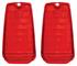 Lens, Tail Lamp, 1963 Cadillac, Bumper, Pair