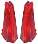 Lens, Tail Lamp, 1969 Cadillac, Exc. Eldorado