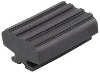 Rubber Bumper, Hood to Cowl Seal, 1959-67 Cadillac except Eldorado, 1/4" Tall