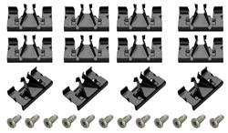 Clip Set, Pinchweld Molding, 1967-72 Convertible, 24 Pieces