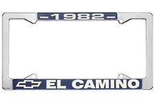 License Plate Frame, 1982 El Camino