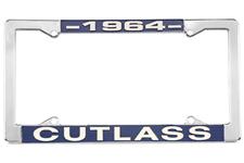 License Plate Frame, 1964 Cutlass