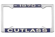 License Plate Frame, 1970 Cutlass