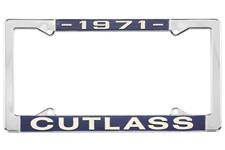 License Plate Frame, 1971 Cutlass