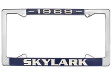 License Plate Frame, 1969 Skylark