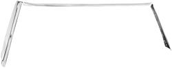 Molding Set, Front Windshield, 1968-72 A-Body Convertible, 3 Pieces w/o Lower