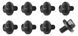 Hood Hinge Bolts, 1964-72 GM A-Body/Riviera/1967-76 Fullsize, 8 Pieces Kit