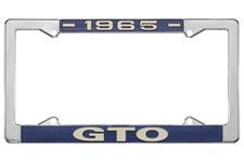 License Plate Frame, 1965 GTO