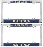 License Plate Frame, 1965 GTO