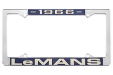License Plate Frame, 1966 LeMans
