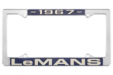 License Plate Frame, 1967 LeMans