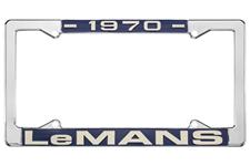 License Plate Frame, 1970 LeMans
