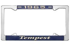 License Plate Frame, 1965 Tempest