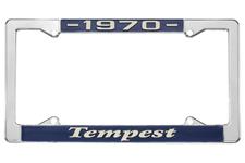 License Plate Frame, 1970 Tempest