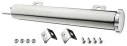 Radiator Overflow Tank, Polished Stainless with Mount Bracket
