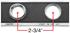 Dash Strip, Upper, 1966 Chevelle & El Camino, w/o AC