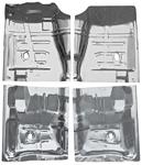 Floor Pan, Quarter Section, 1964-67 A-Body (except El Camino), 4-Pc. Set