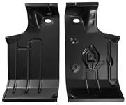 Trunk Floor Pan, 1964-67 B.O.P. A-Body, Side Sections, Pair