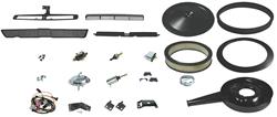 Cowl Induction Kit, 1970-72 Chevelle, El Camino & Monte Carlo, Complete w/Spacer