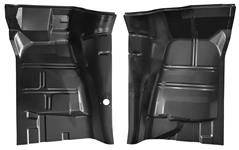 Floor Pan, 1973-77 A-Body, 1/4 Sections, Pair