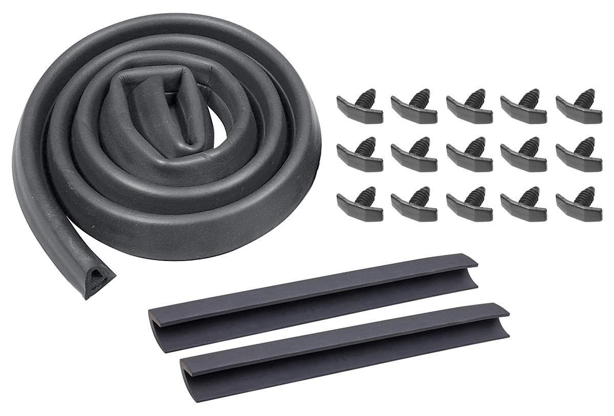 Seal Kit, Hood to Cowl, 1970-72 Chevelle/El Camino SS, w/Clips, Foam Lower